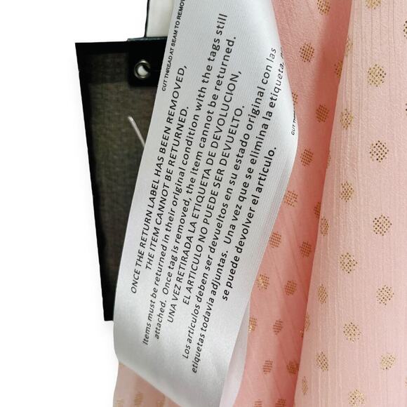 Mac Duggal Chiffon Embellished Sequin Asymmetric Ruffle Long Dress Pink 10 NWT - Picture 15 of 16